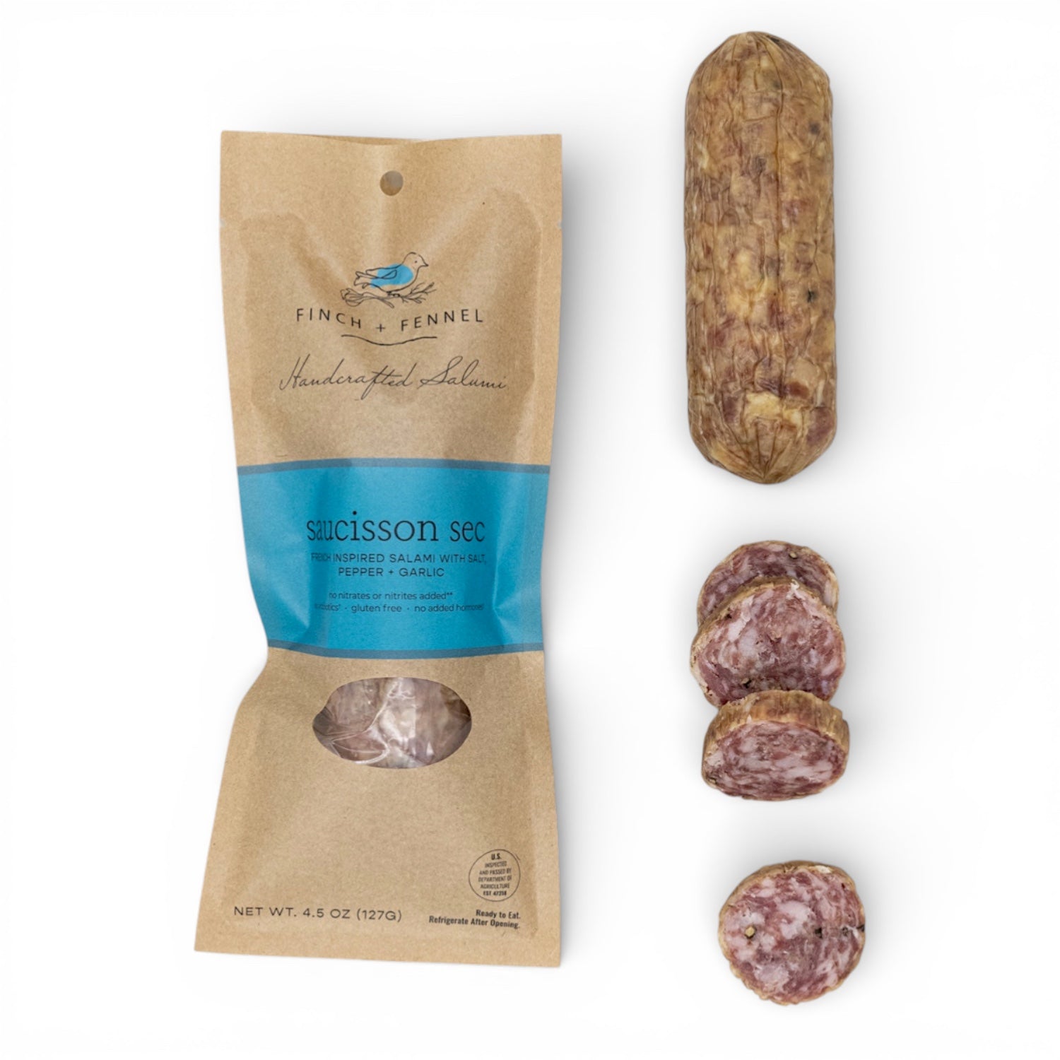 French Saucisson Sec Salumi | Finch + Fennel