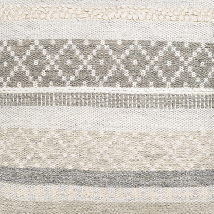 Geyser Woven Cotton Pouf