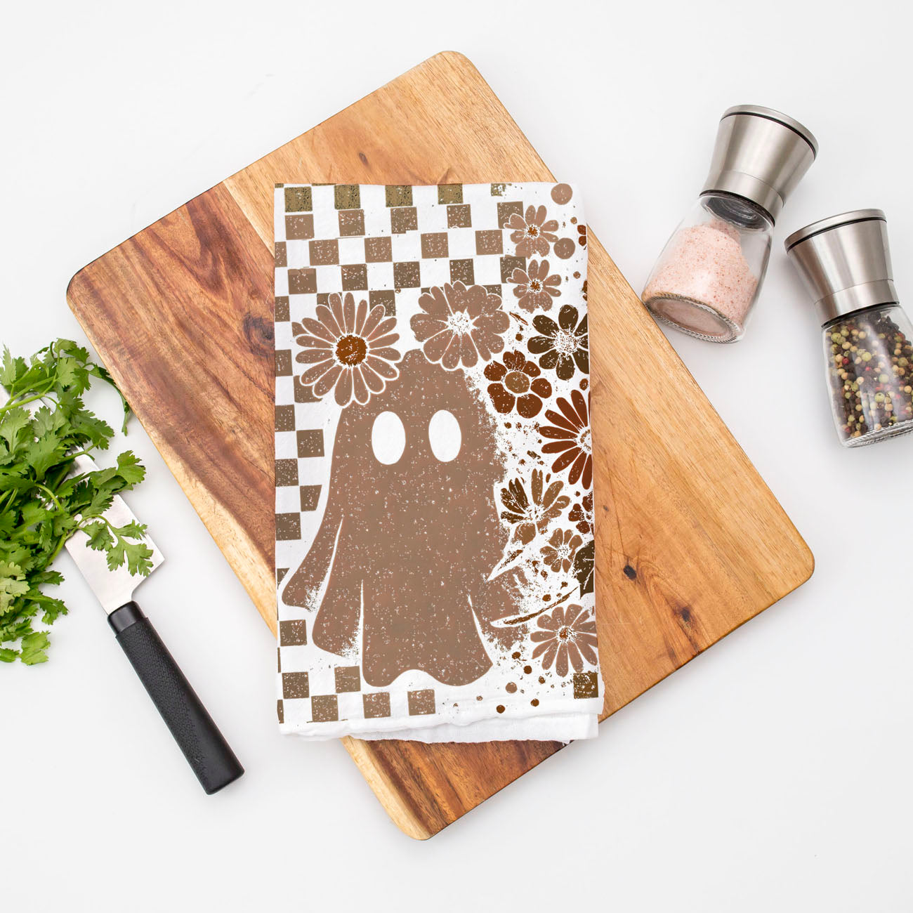Retro Halloween Dish Towels