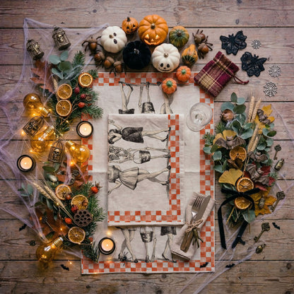 Vintage Trio Halloween Kitchen Towel