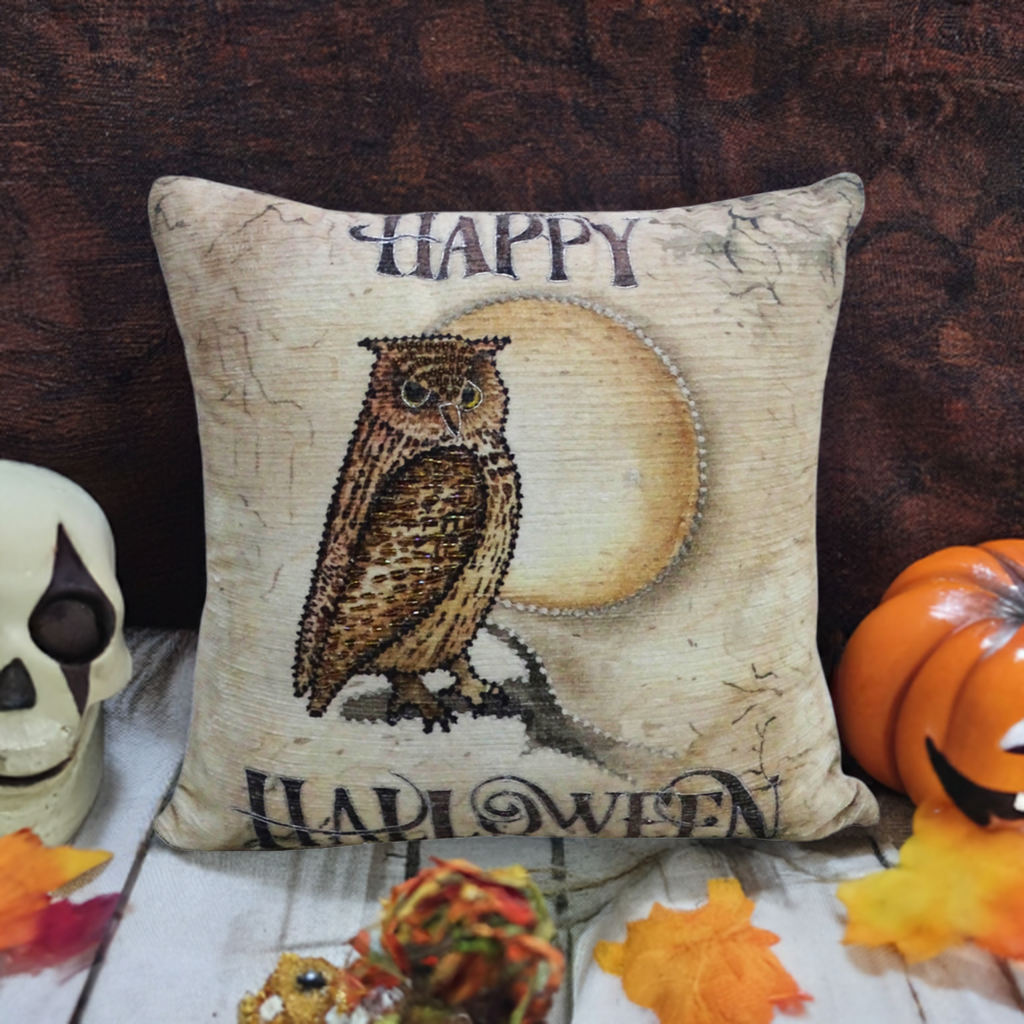 Owl Moon Throw Pillow - 20" x 20"