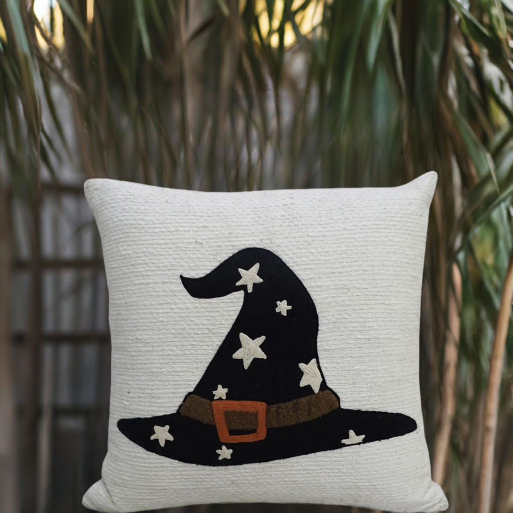 Witch Hat Throw Pillow 20" x 20"