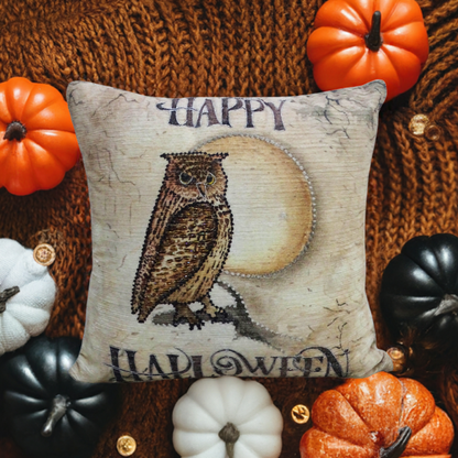 Owl Moon Throw Pillow - 20" x 20"