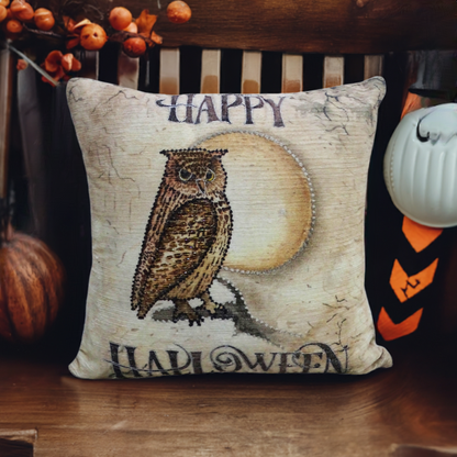 Owl Moon Throw Pillow - 20" x 20"