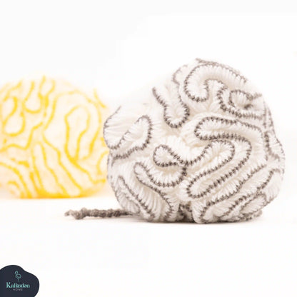 Organic Cotton Shower Pouf