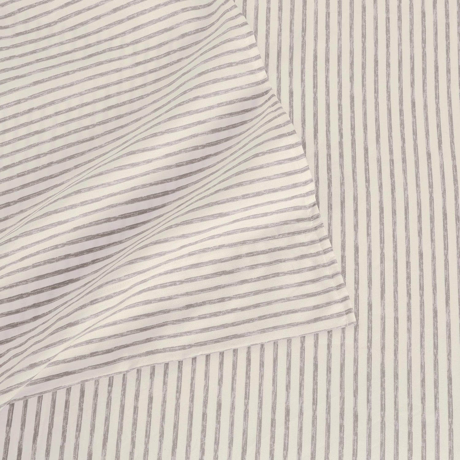 Striped Microfiber Sheet Set - Evette Collection