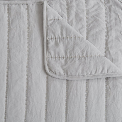 Solid Striped Quilt - Virginia Collection