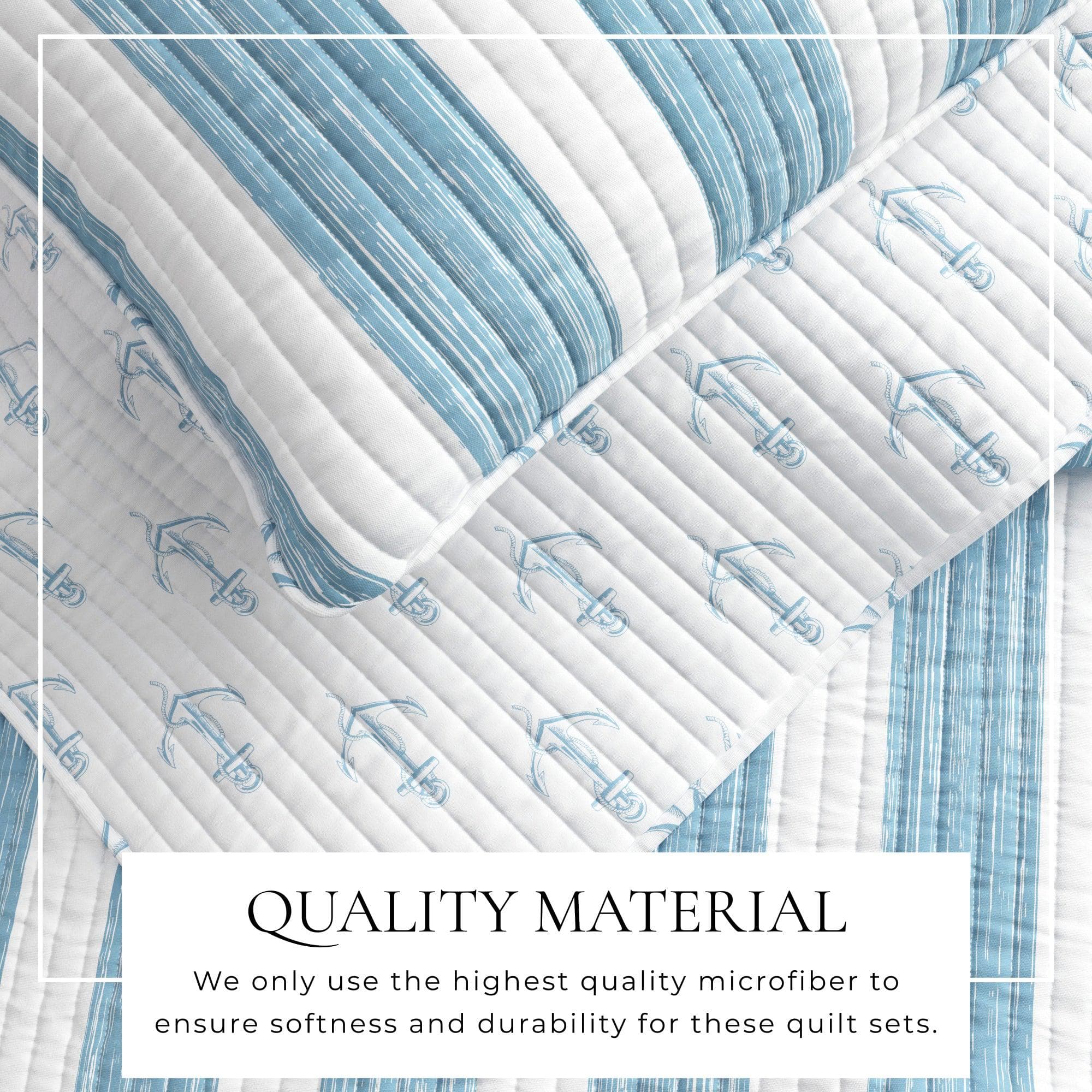 Casco Bay 3 Pc Quilt Set
