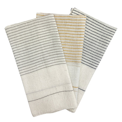Hamptons Handloom Dinner Napkins - 3 Colors