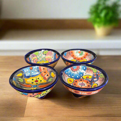 Small Talavera Salsa Bowl | Handmade Mexican Sauce Dish