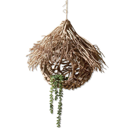 Rustic Hanging Tea Twig Birdhouse