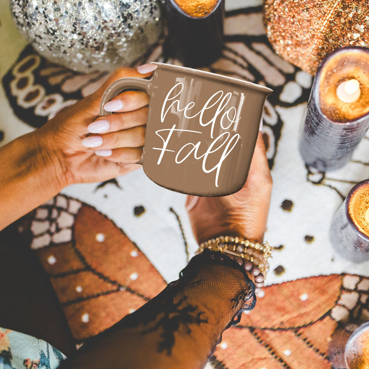 Hello Fall 14 oz Mug