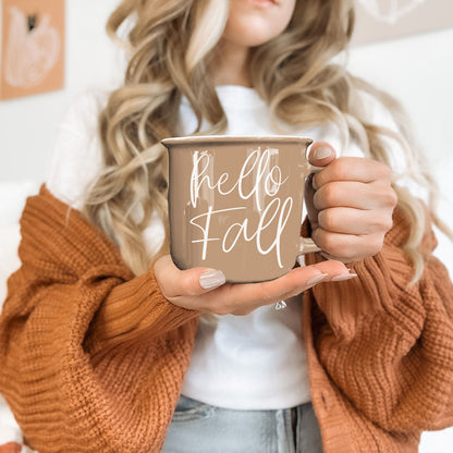 Hello Fall 14 oz Mug