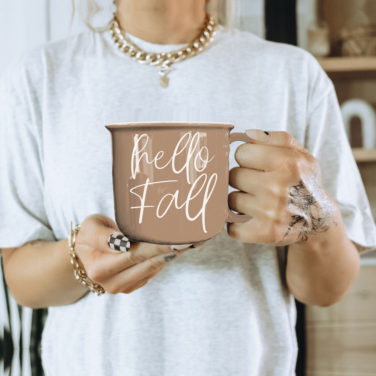Hello Fall 14 oz Mug
