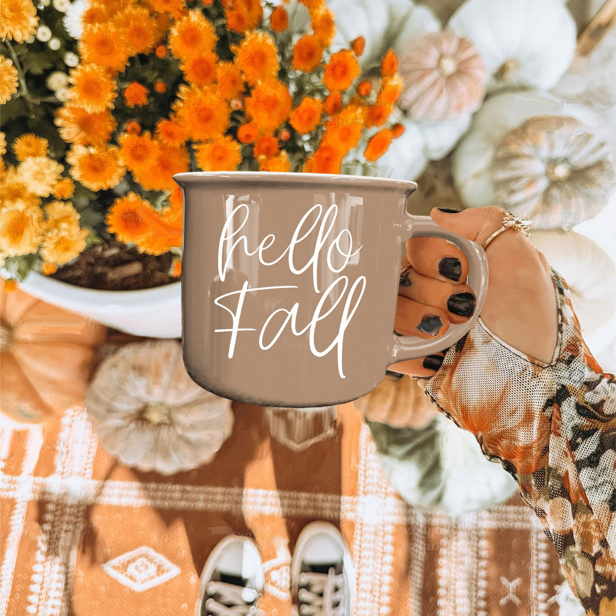 Hello Fall 14 oz Mug