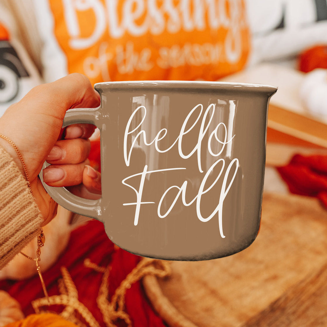 Hello Fall 14 oz Mug