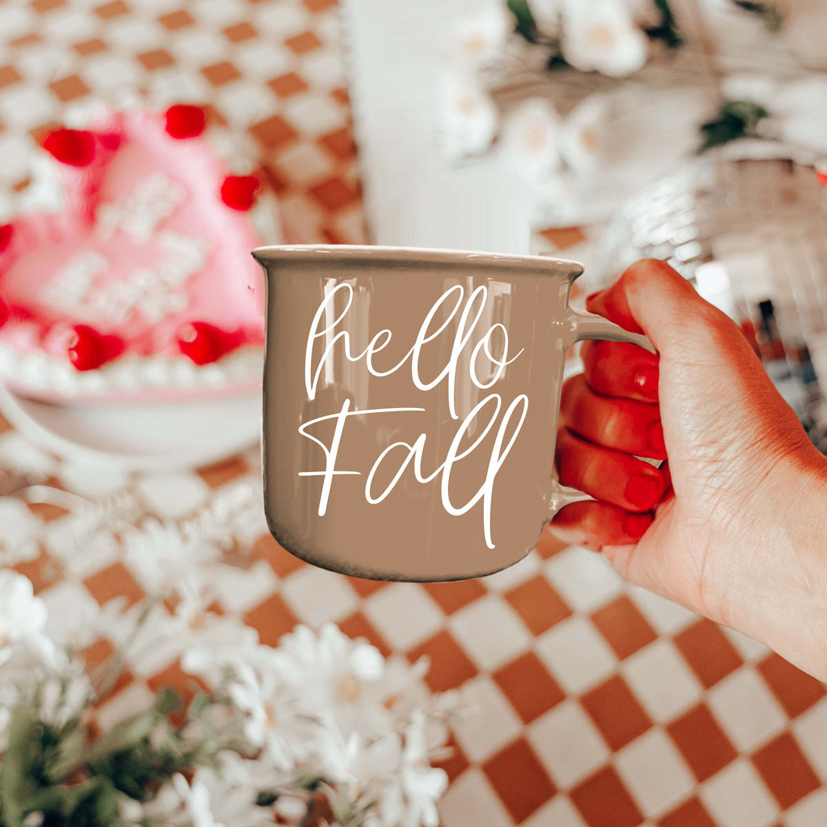 Hello Fall 14 oz Mug