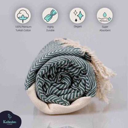 Herringbone Turkish Bath/ Beach Towels - Multiple Colors
