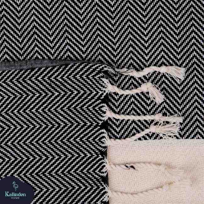 Herringbone Turkish Bath/ Beach Towels - Multiple Colors