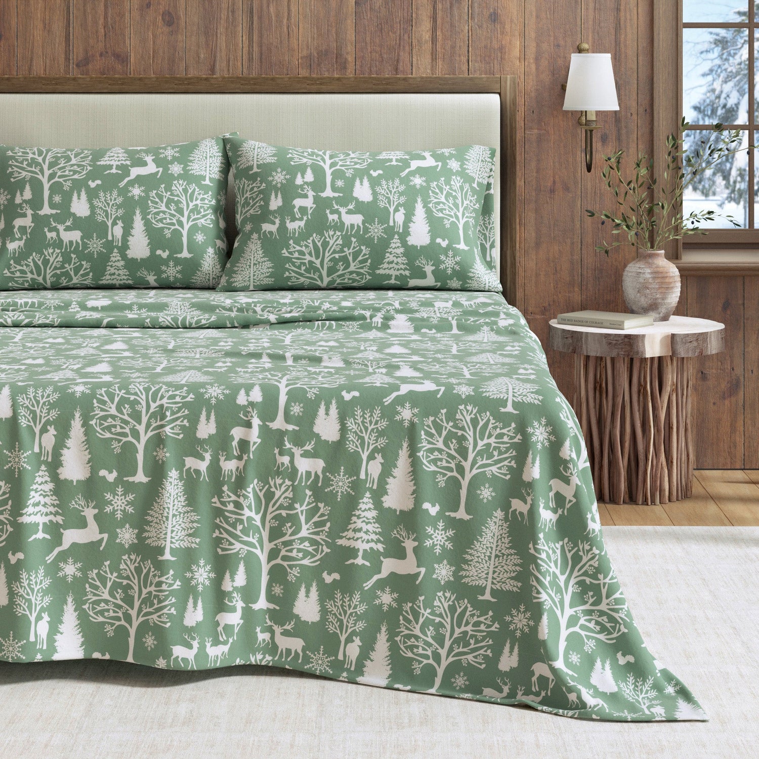 Turkish Cotton Flannel Sheet Sets - Lakeview Collection