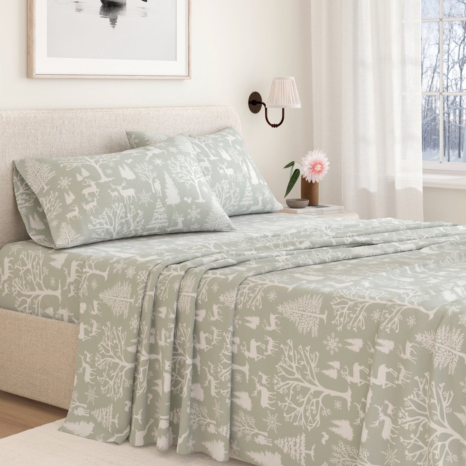 Turkish Cotton Flannel Sheet Sets - Lakeview Collection