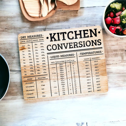 Bamboo Conversions Chart | 12.75x10"
