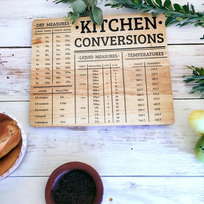 Bamboo Conversions Chart | 12.75x10"