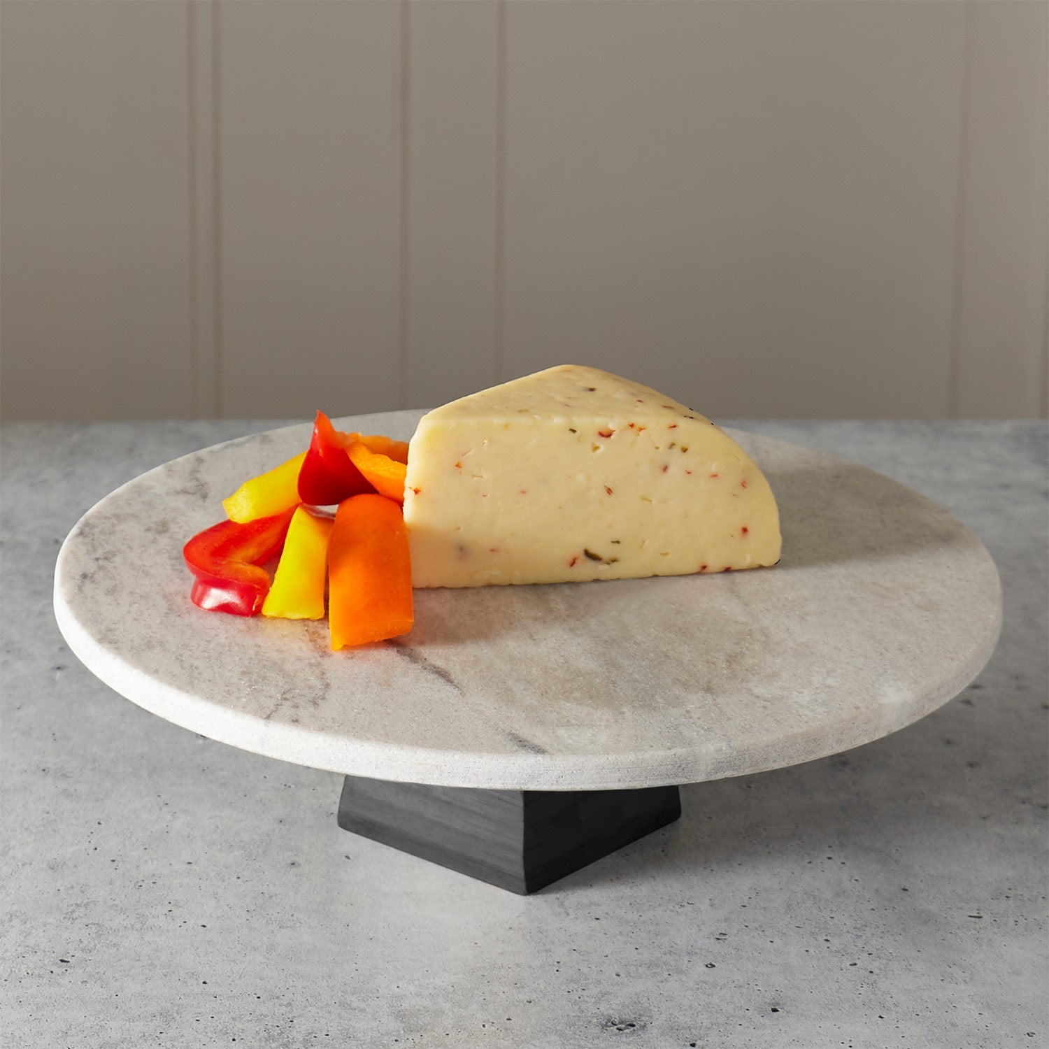 Sophia Grace Round Marble Table Riser - Black 12x12x3.75"