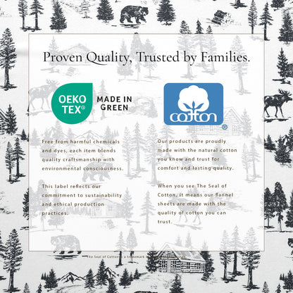 Turkish Cotton Flannel Sheet Sets - Lakeview Collection