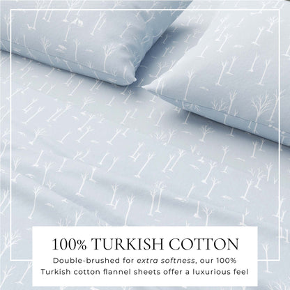 Turkish Cotton Flannel Sheet Sets - Elevated Lodge Collection
