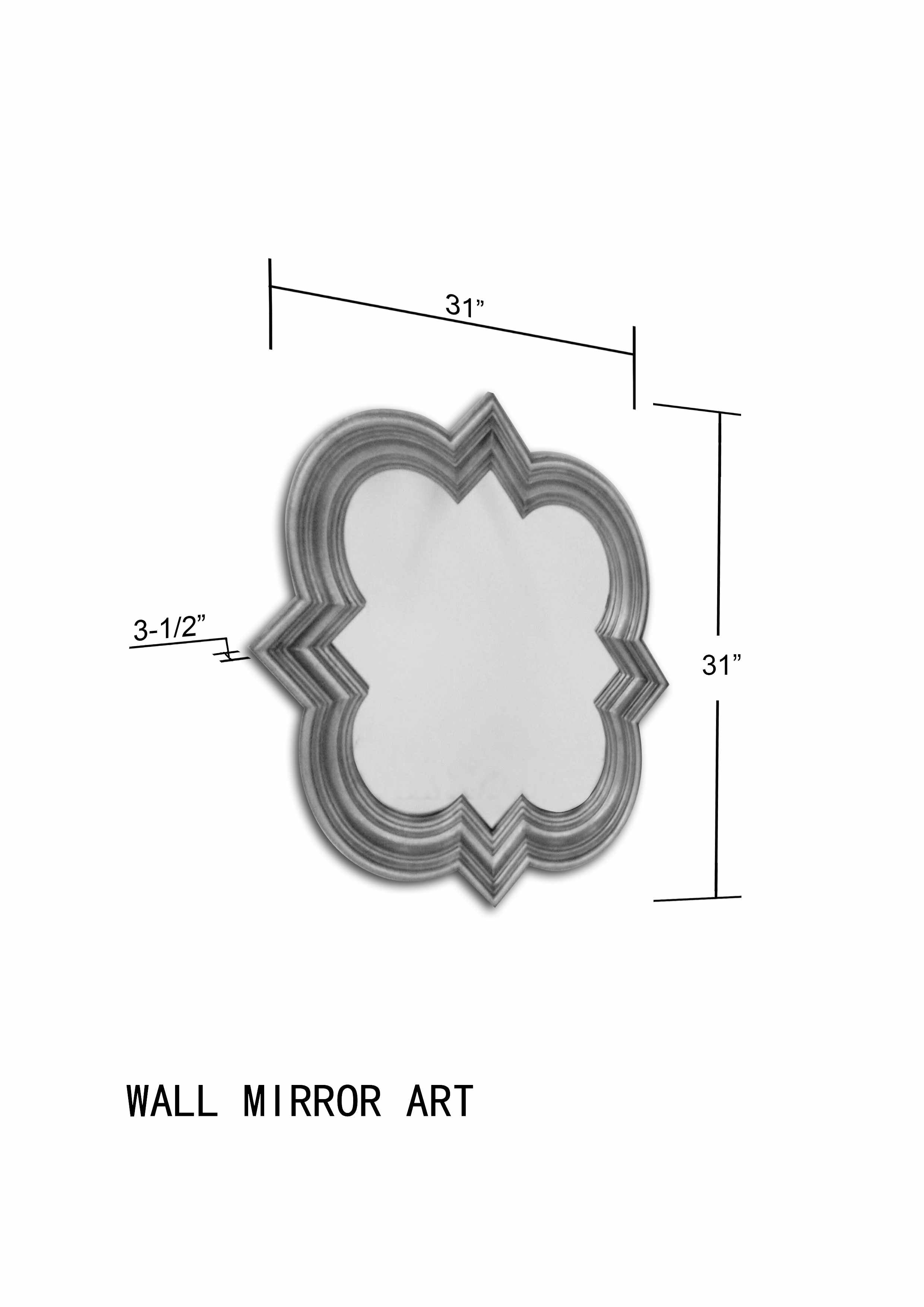 Killester Gold Frame Mirror