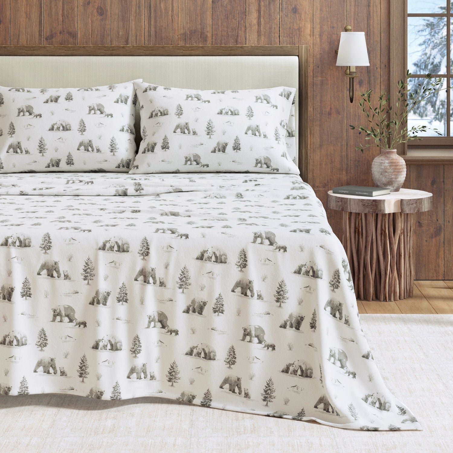 Turkish Cotton Flannel Sheet Sets - Lakeview Collection