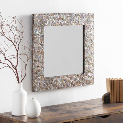Lanot Bronze Mosaic Tile Mirror