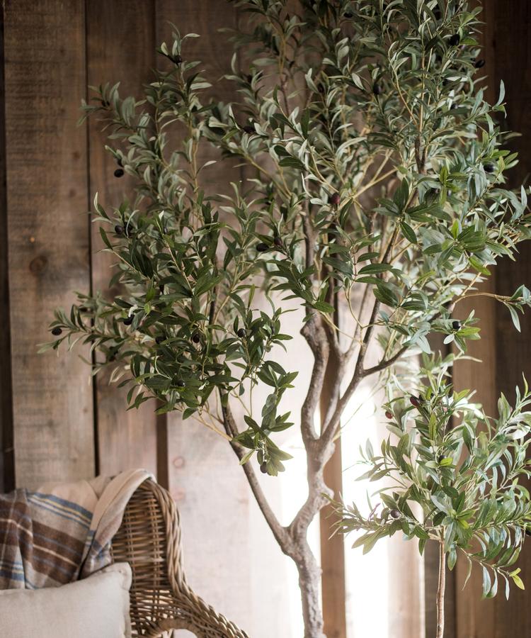 Large Potted Artificial Olive Tree - 94"