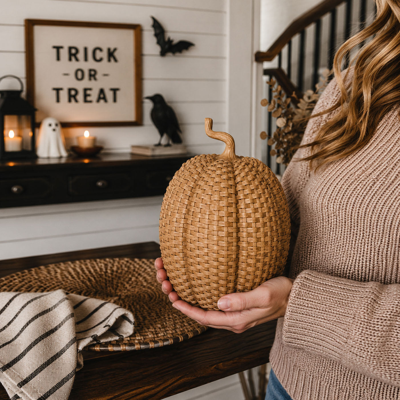 Rattan Pumpkins