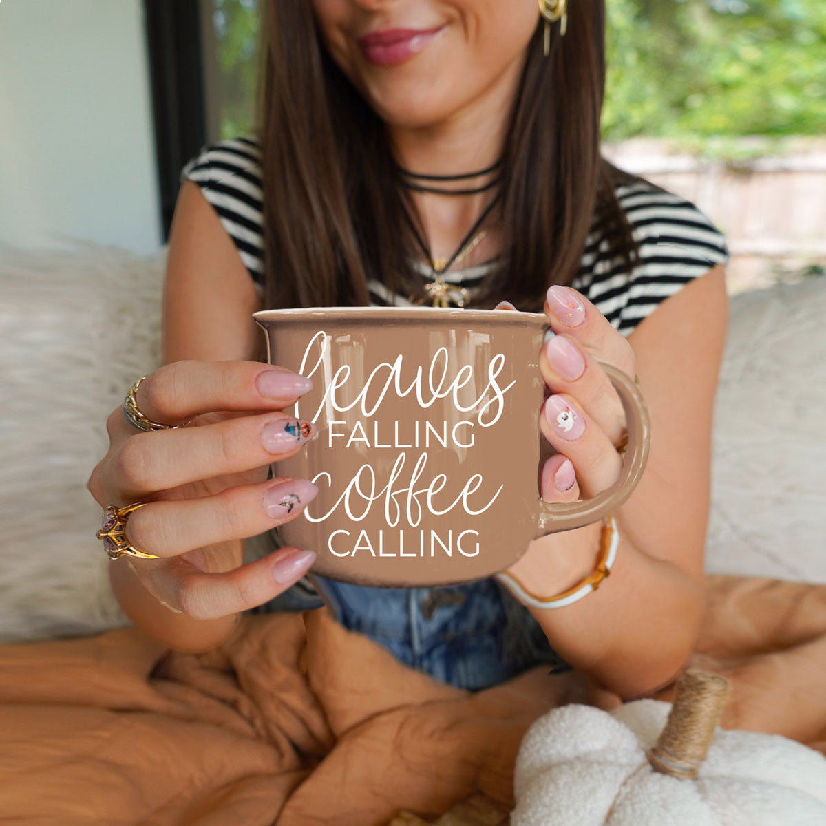 Leaves Falling 14 oz Mug