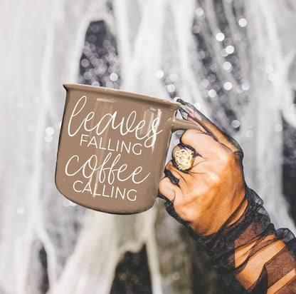 Leaves Falling 14 oz Mug