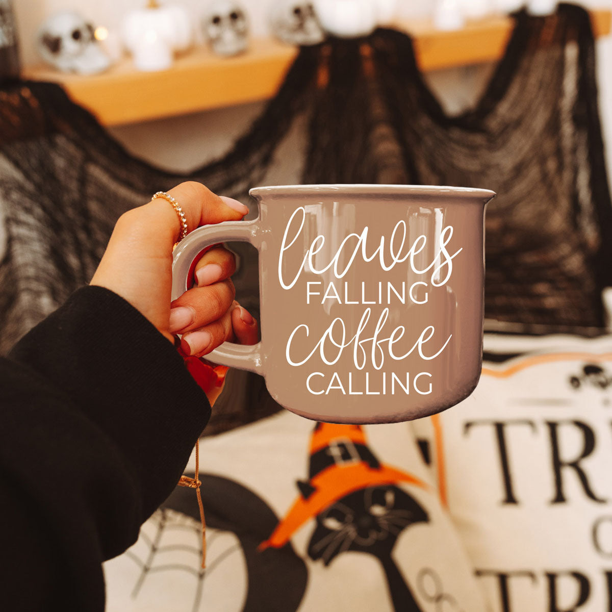Leaves Falling 14 oz Mug