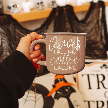 Leaves Falling 14 oz Mug
