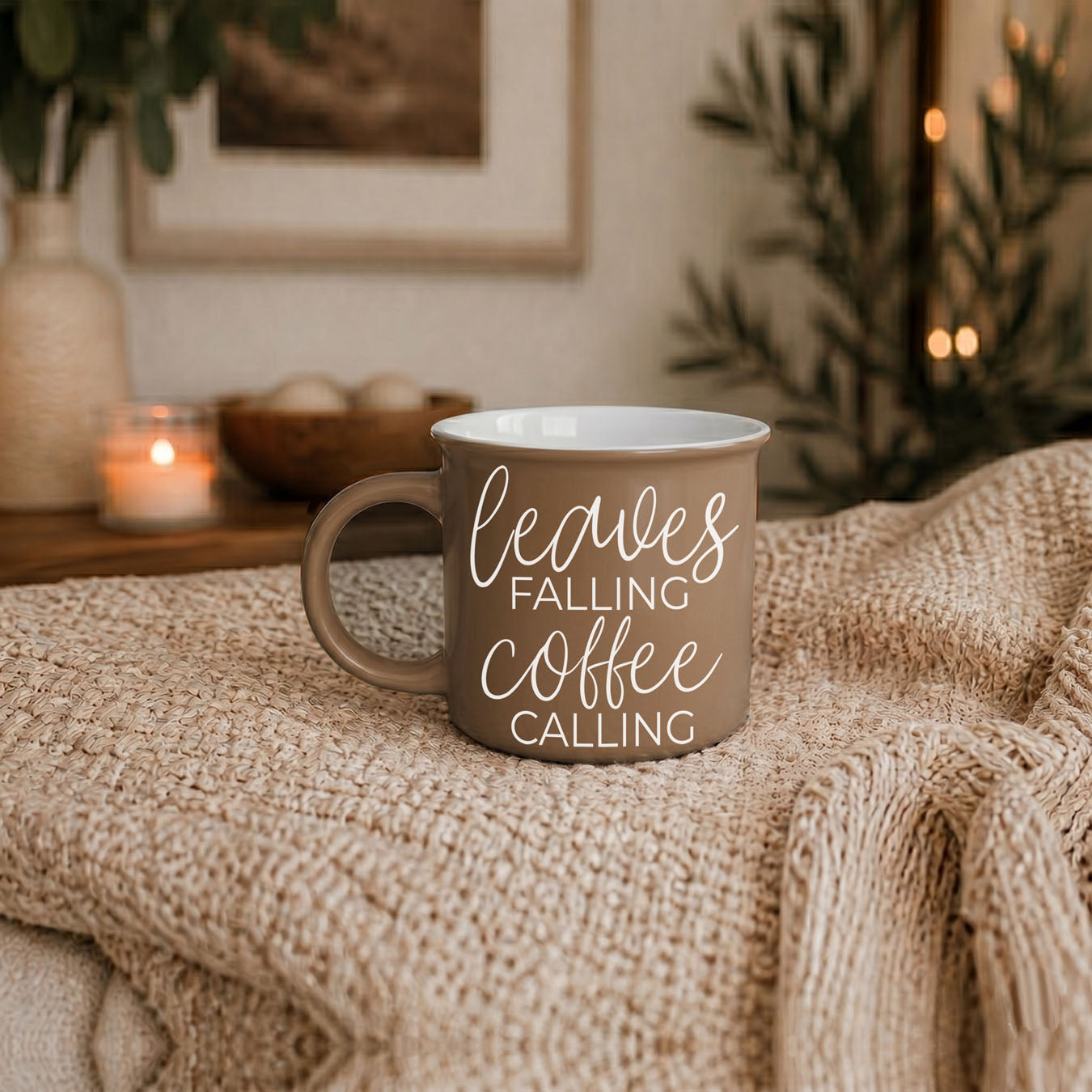 Leaves Falling 14 oz Mug