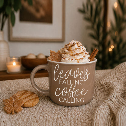 Leaves Falling 14 oz Mug