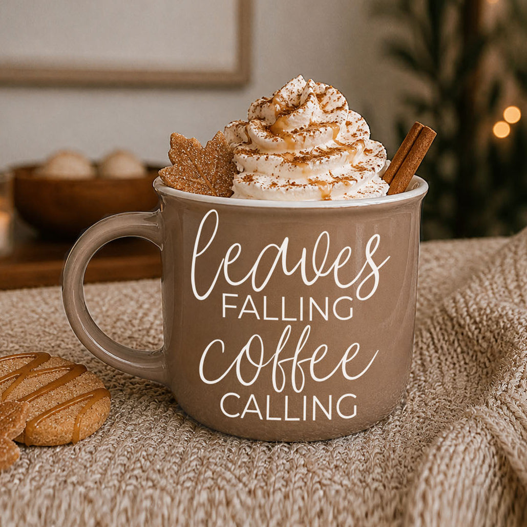 Leaves Falling 14 oz Mug