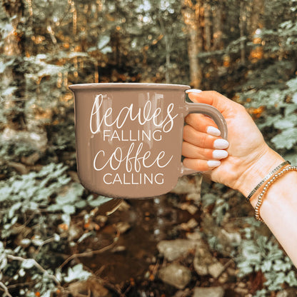 Leaves Falling 14 oz Mug
