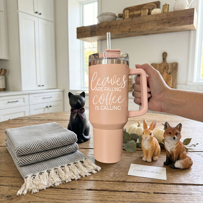 Leaves Falling 40oz Insulated Tumbler