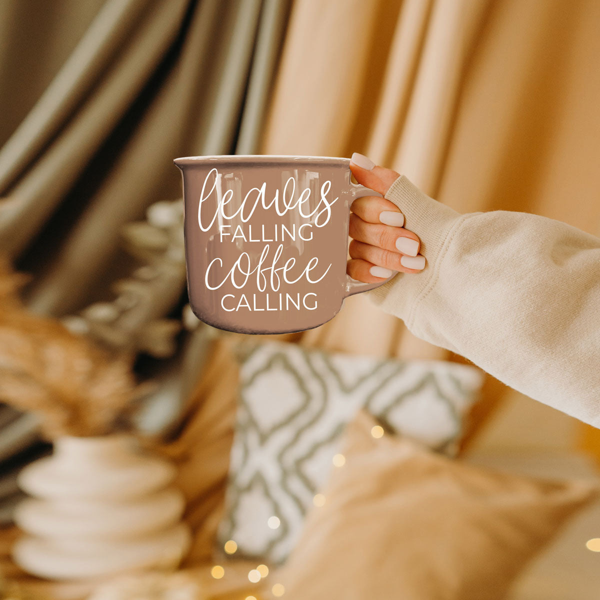 Leaves Falling 14 oz Mug