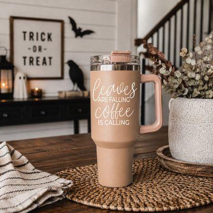 Leaves Falling 40oz Insulated Tumbler