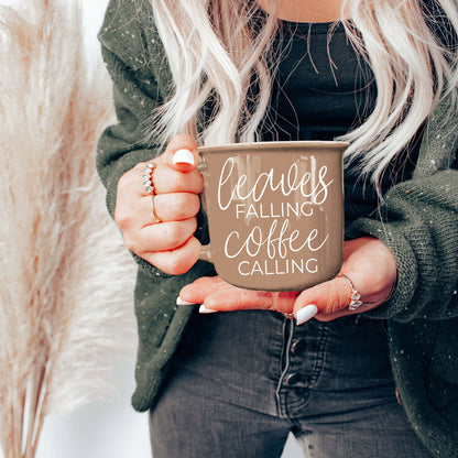Leaves Falling 14 oz Mug