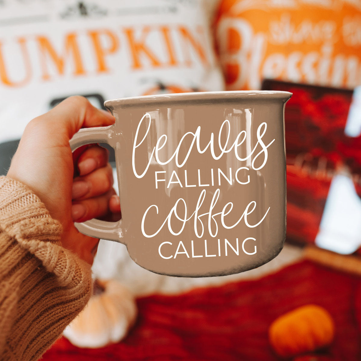 Leaves Falling 14 oz Mug