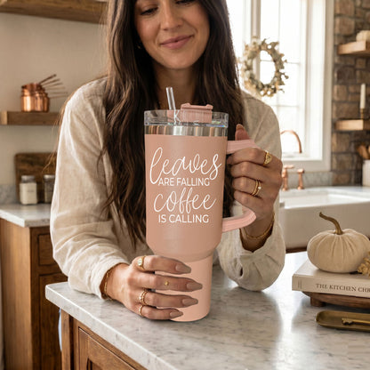Leaves Falling 40oz Insulated Tumbler
