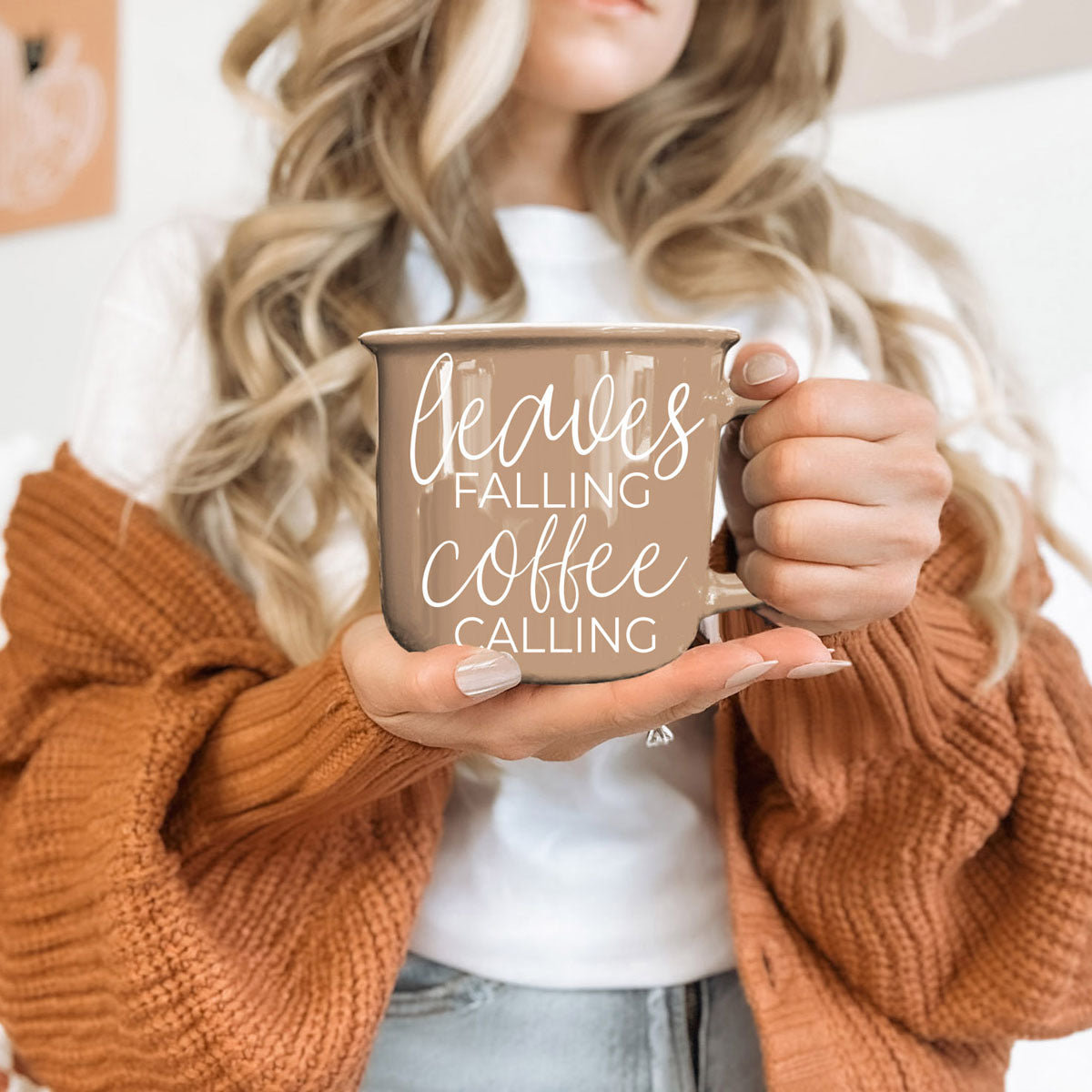 Leaves Falling 14 oz Mug